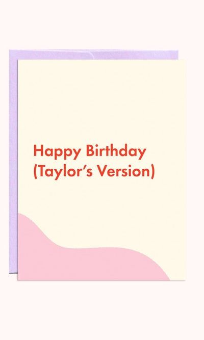 Birthday (Taylor’s Version) | Birthday Card - 310 Home/Gift