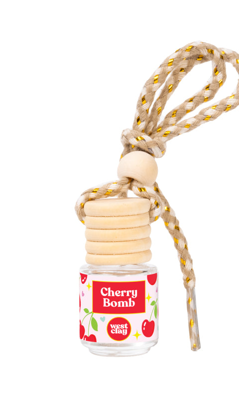 Cherry Bomb Car Air Freshener - Hanging Scented Diffuser