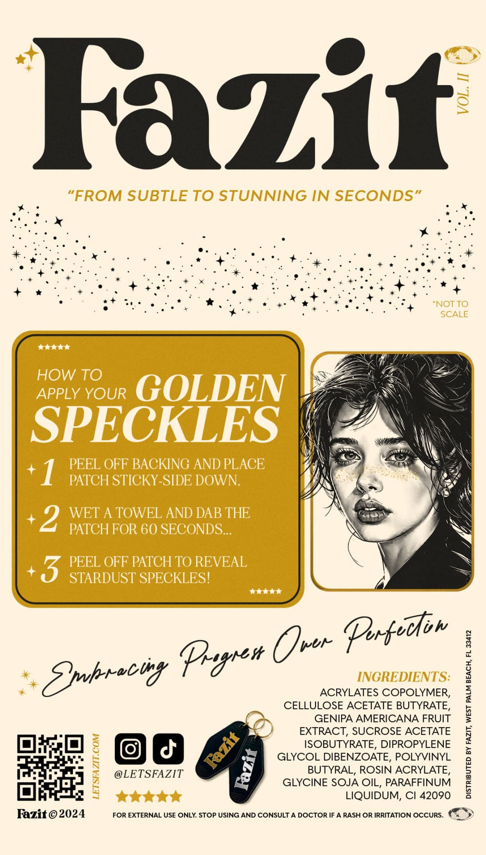 Cosmetic product advertisement.