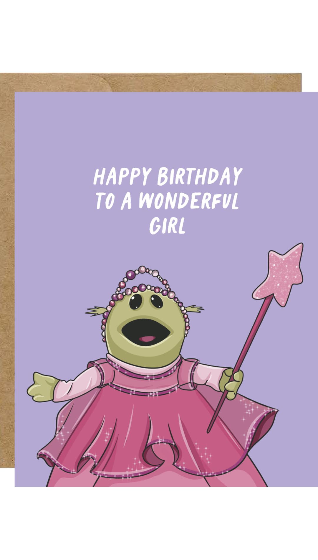 Happy Birthday To A Wonderful Girl Pop Culture Card - 310 Home/Gift