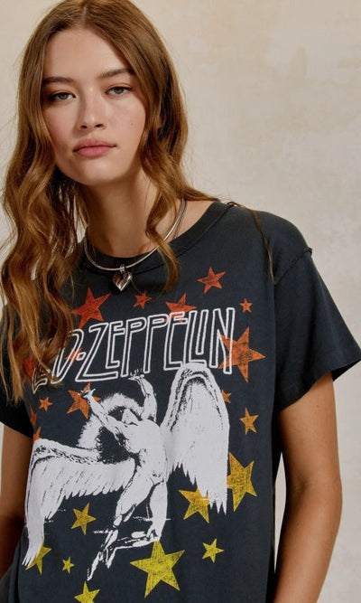 Led Zeppelin Icarus Stars Tee - Shirts & Tops