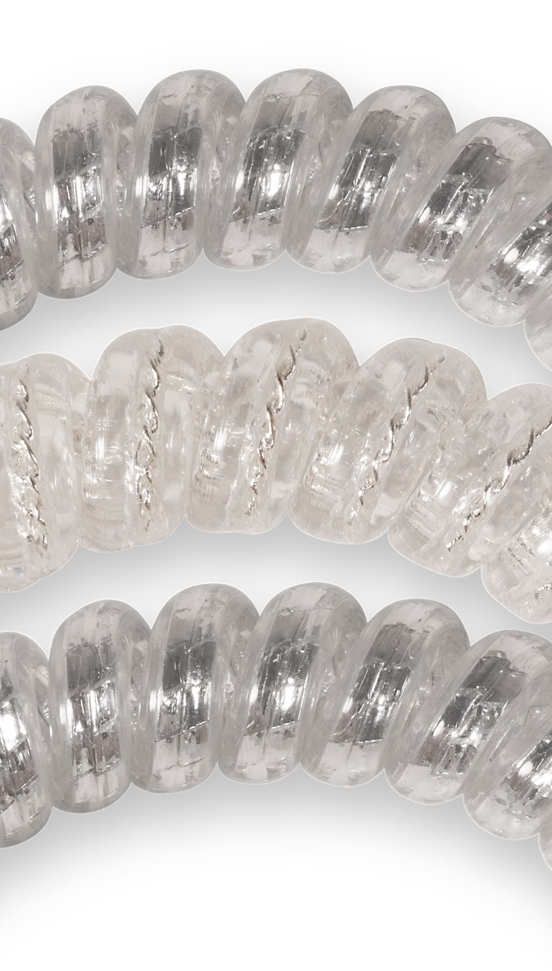 Clear spiral cord light string