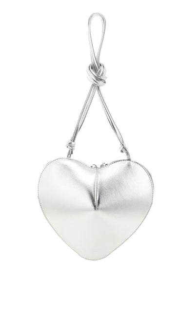 Stella Heart Crossbody Bag - Silver - ACC