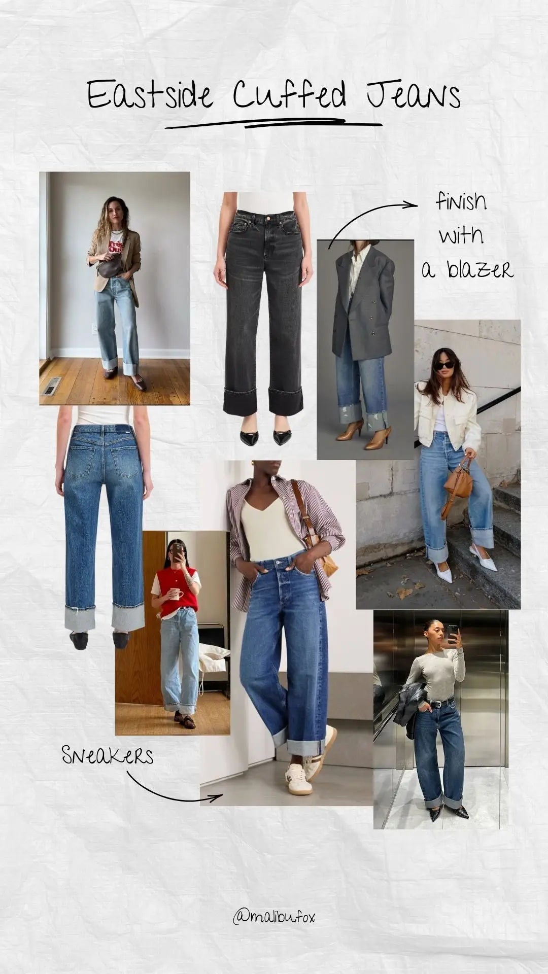 How to Style The Eastside Cuffed Jeans