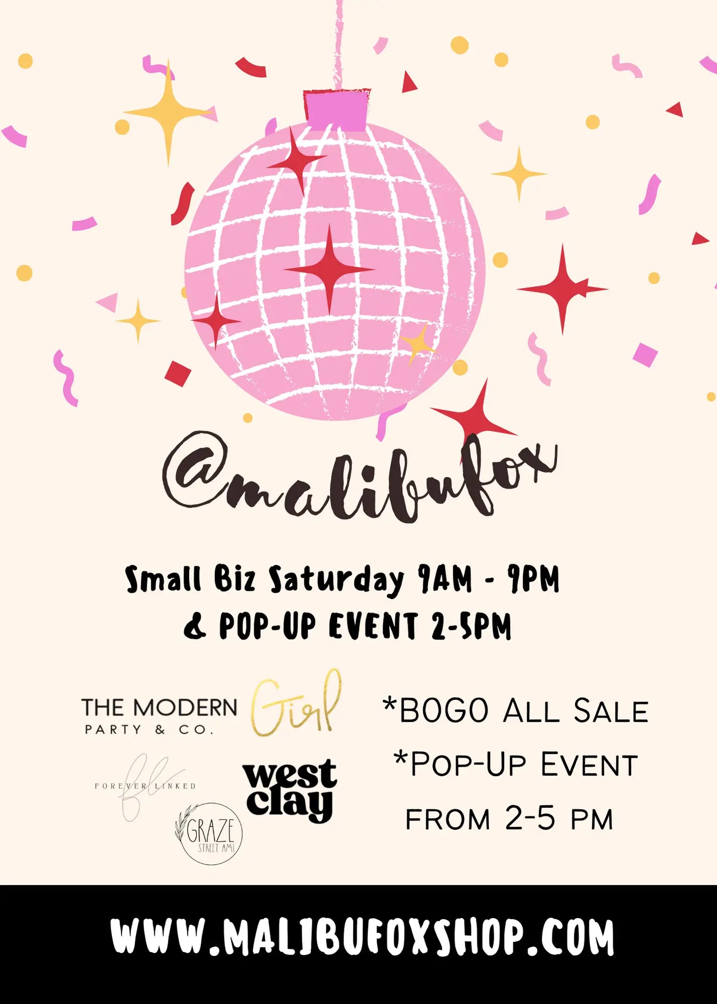 Small Biz Saturday SALE & Pop-Up Event