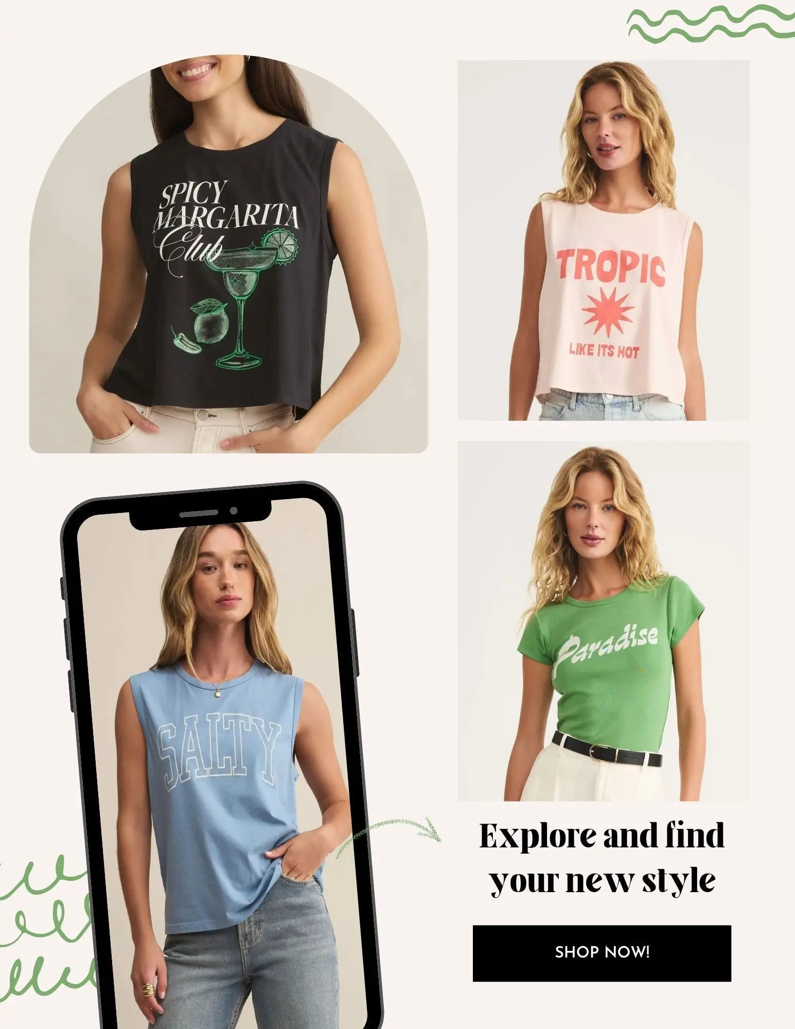 Malibu Fox Graphic Tees