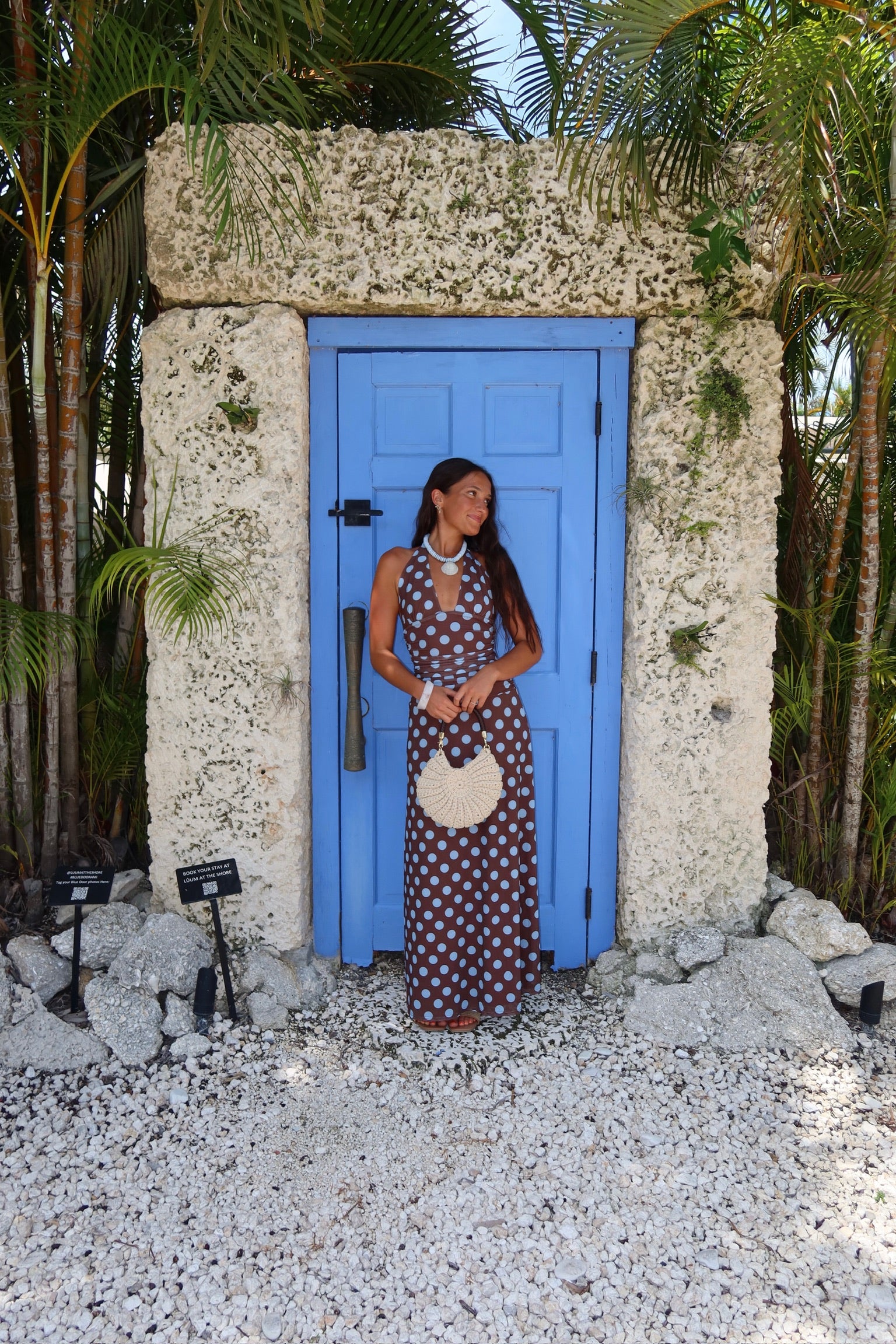 Off The Coast Halter Dress