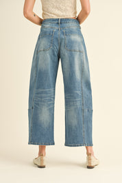 Sophia Stretch Barrel Jeans