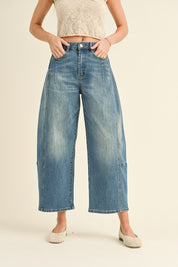 Sophia Stretch Barrel Jeans