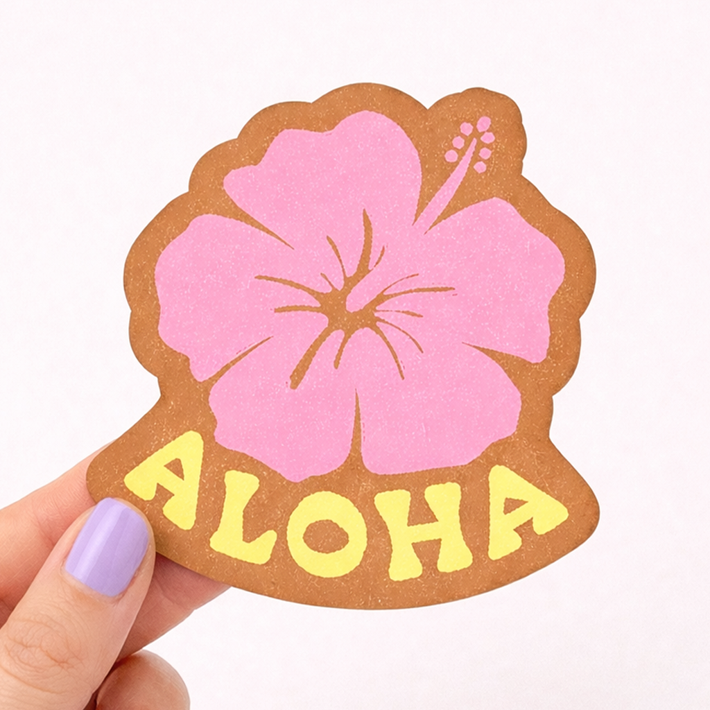 Aloha Hibiscus Sticker