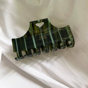 Claw Clip - Stripe/Heart