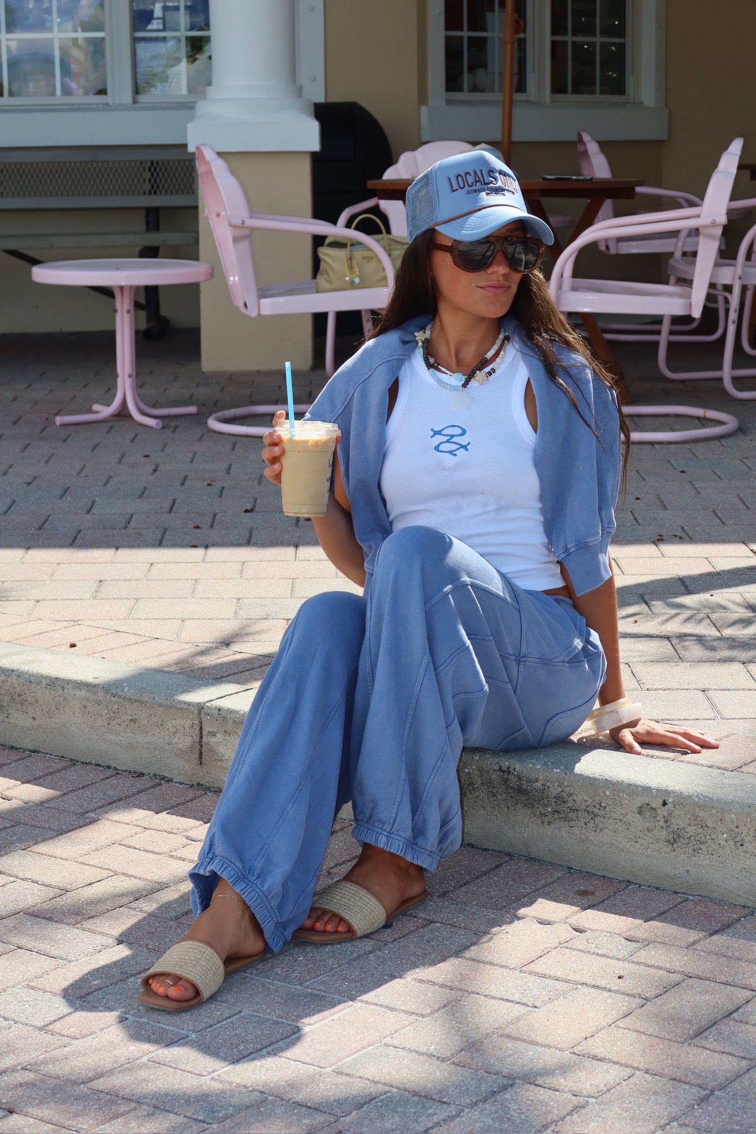 Sol Cotton Sweatshirt - Oceane