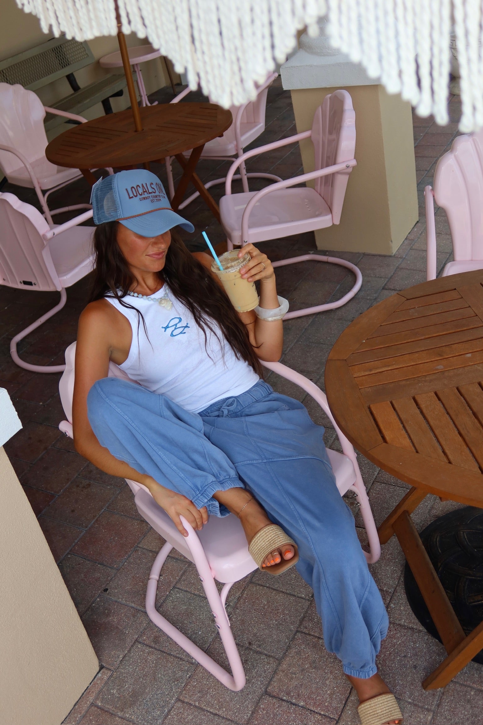Sol Cotton Sweatpants - Oceane