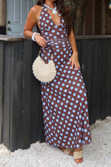 Off The Coast Halter Dress