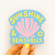 Sunshine and Seashells Sticker