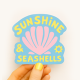 Sunshine and Seashells Sticker