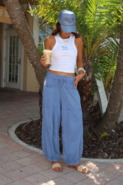 Sol Cotton Sweatpants - Oceane