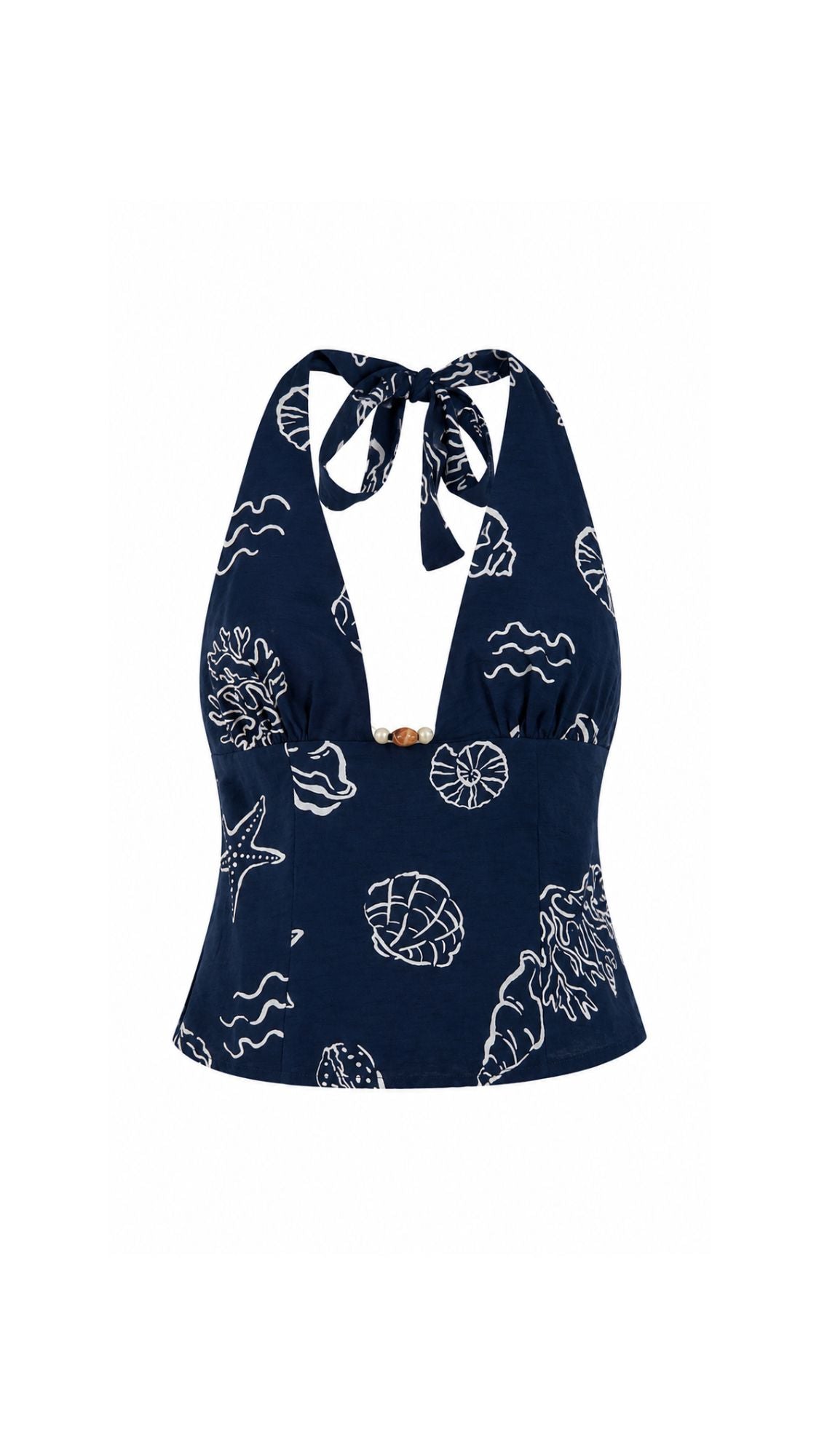 Ibiza Coastal Halter Top