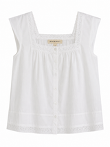 Cote Lace Button Top