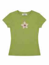 Lily Flower Beaded Tee