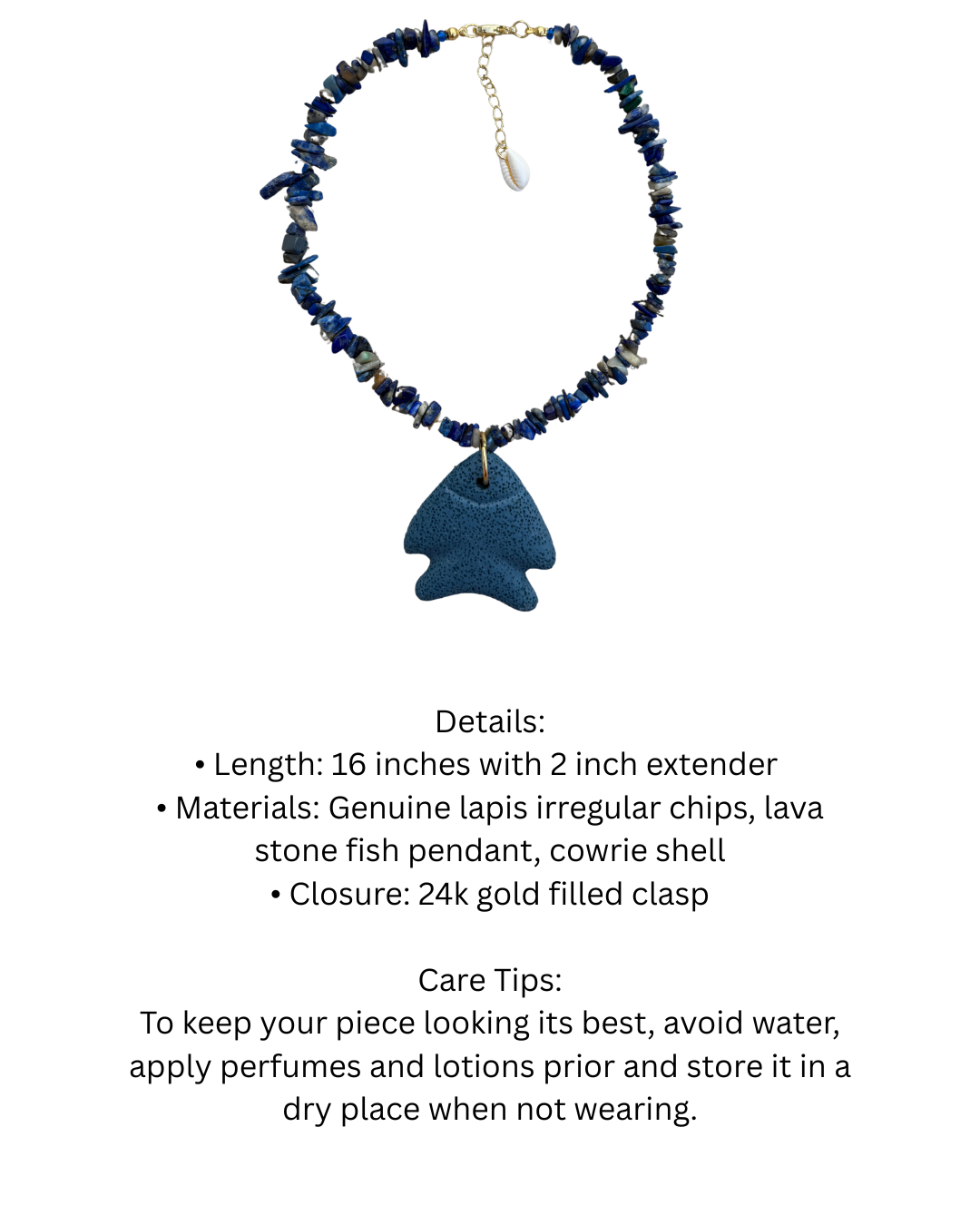 Amalfi Lapis Necklace