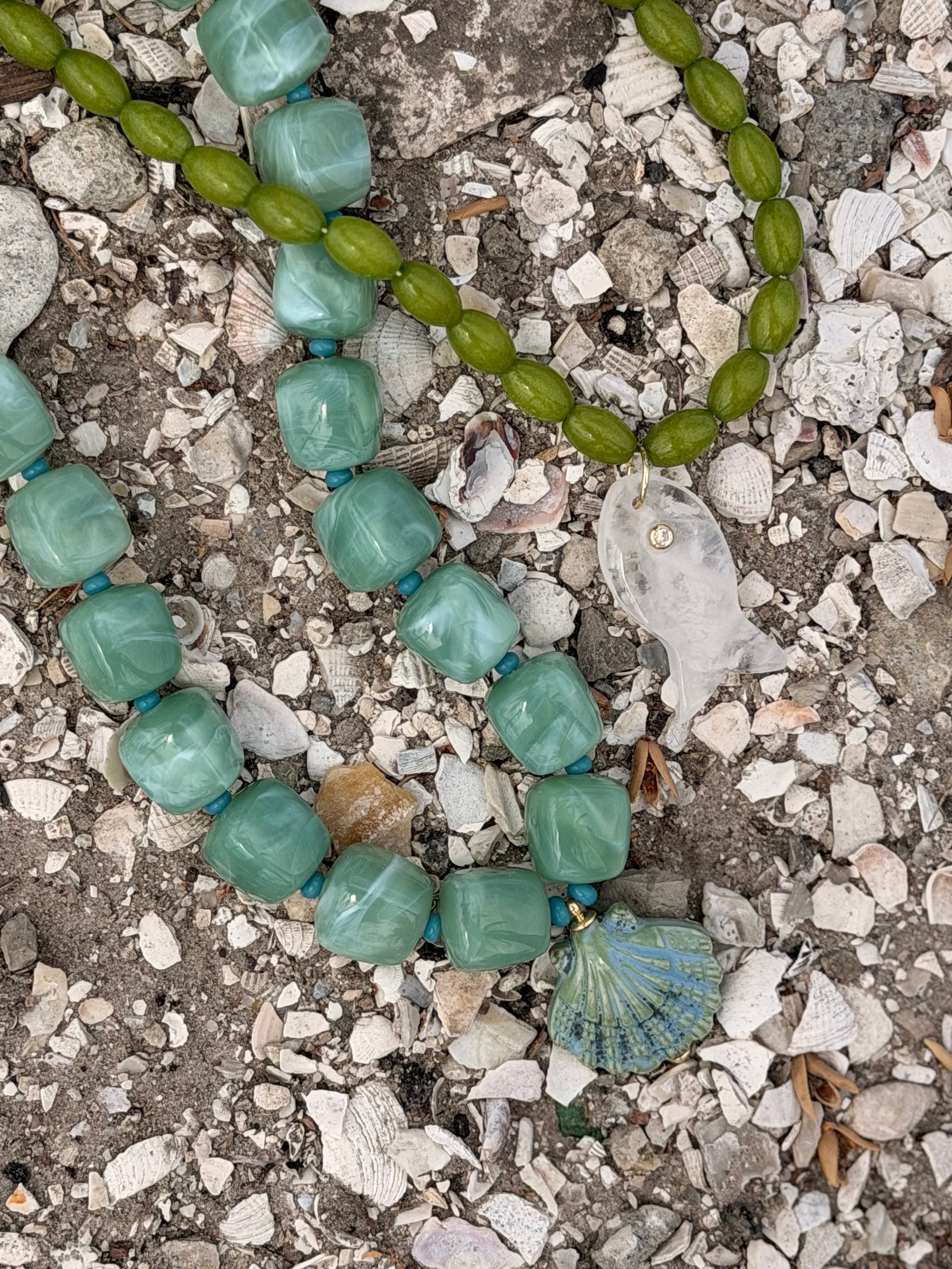 Corsica Chunky Shell Necklace