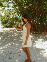 Soleil Charm Halter Dress