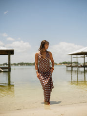 Off The Coast Halter Dress