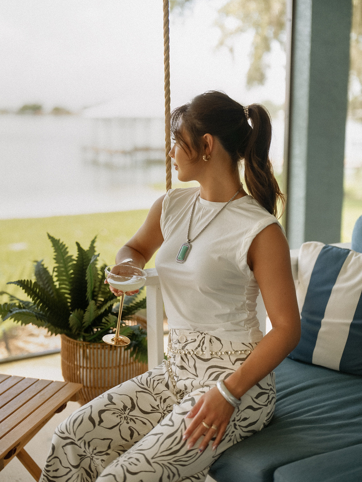Coastal Twist Tee