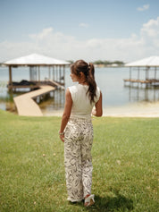 Saint Tropez Floral Denim Pant