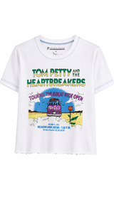Tom Petty Cropped Graphic Tee