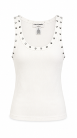 Hey Stud Tank -  White