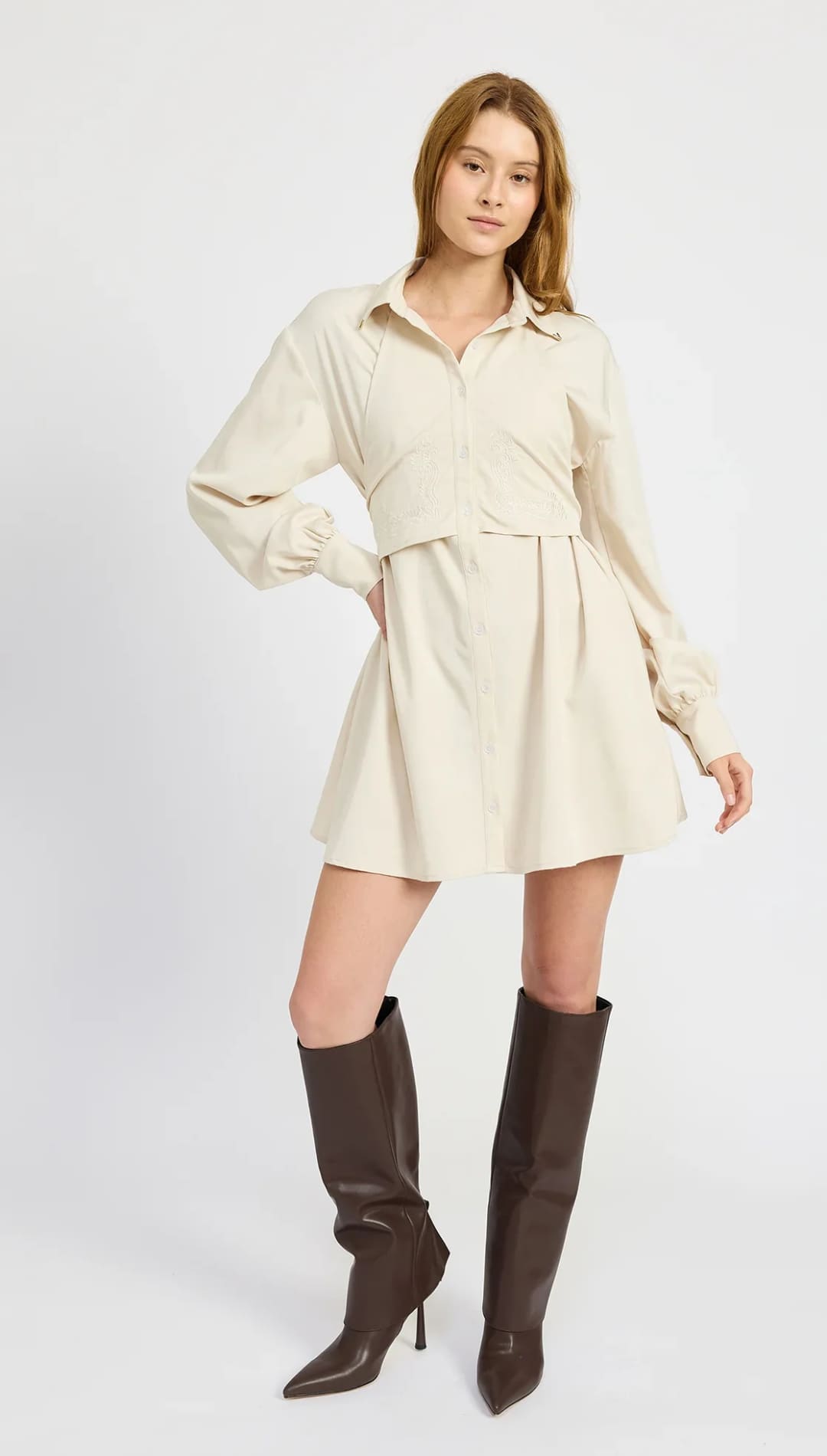 Addison Shirt Dress - 180 Dresses