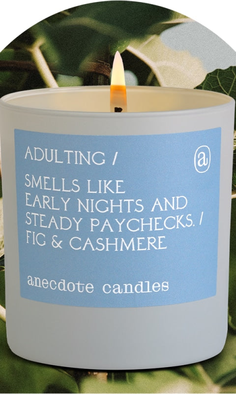 Adulting (Fig & Cashmere) Candle - 9 oz boxed vessel - 310 Home/Gift