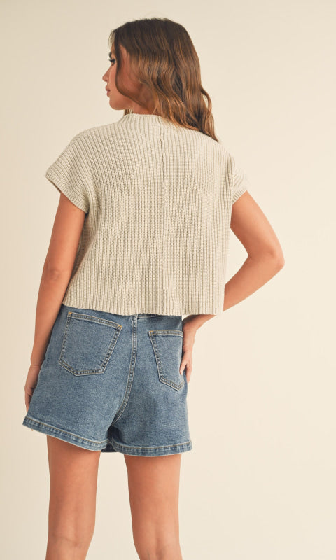 Alima Sweater Knit Top - 140 Sweaters