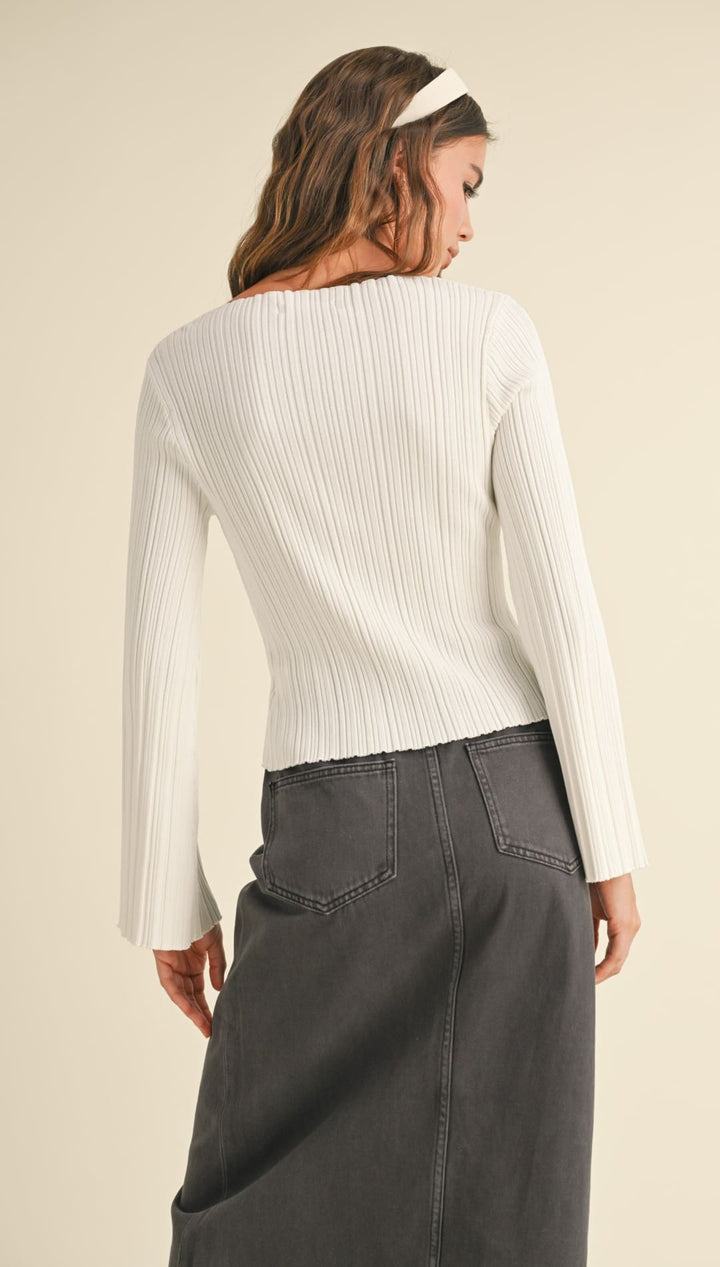 Angel Long Sleeve Ribbed Top - 110 Long Sleeve