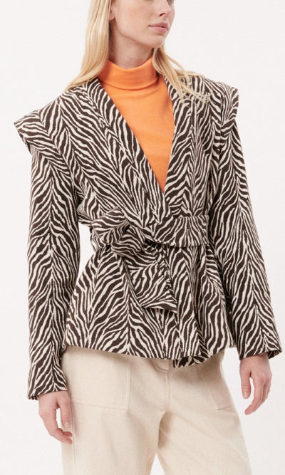 Angele Zebra Jacket - 170 Jackets/Outerwear