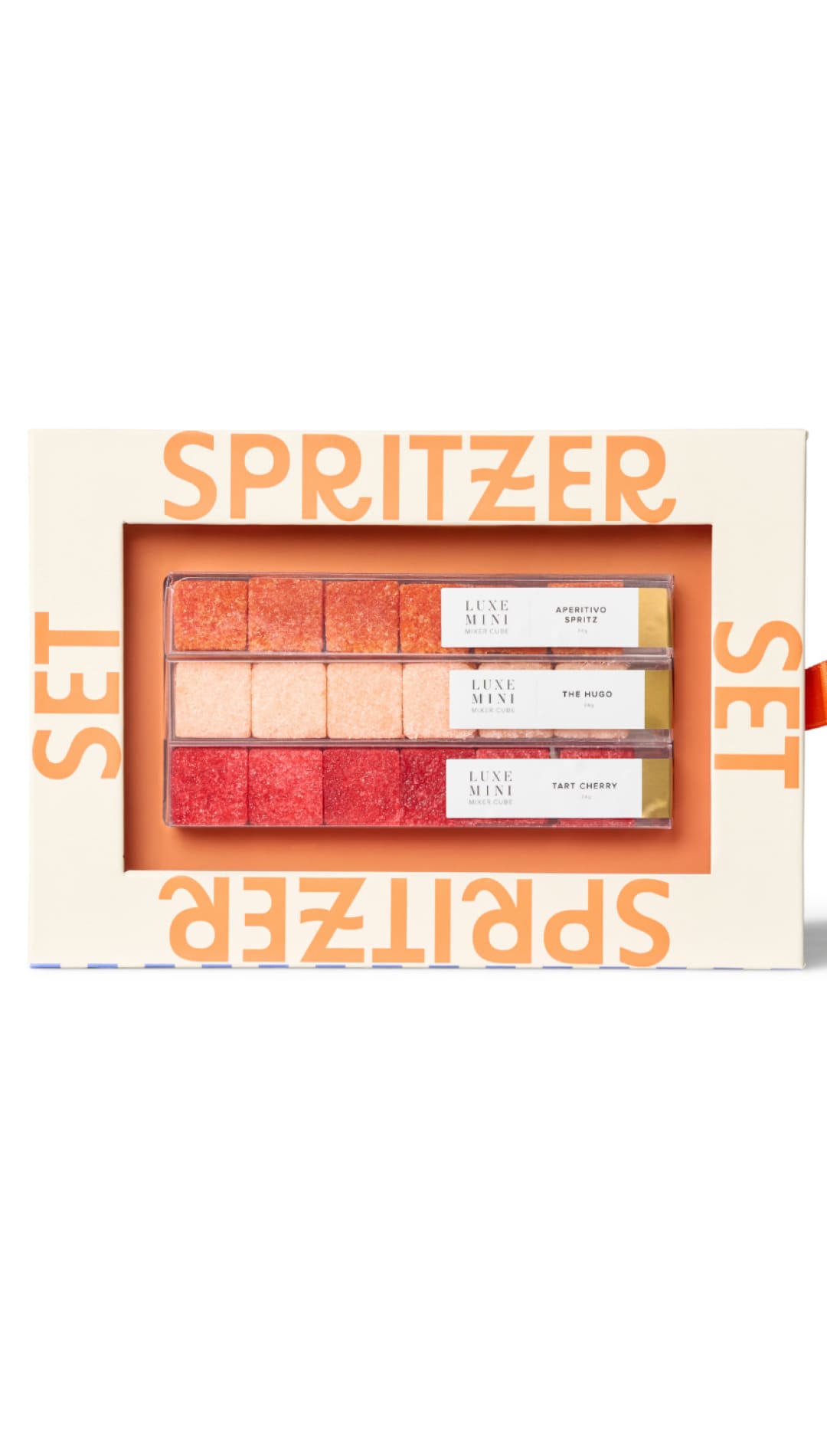 Spritzer-themed eyeshadow palette set.