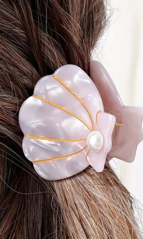 Ariel Shell Hair Clip - Light Purple - ACC