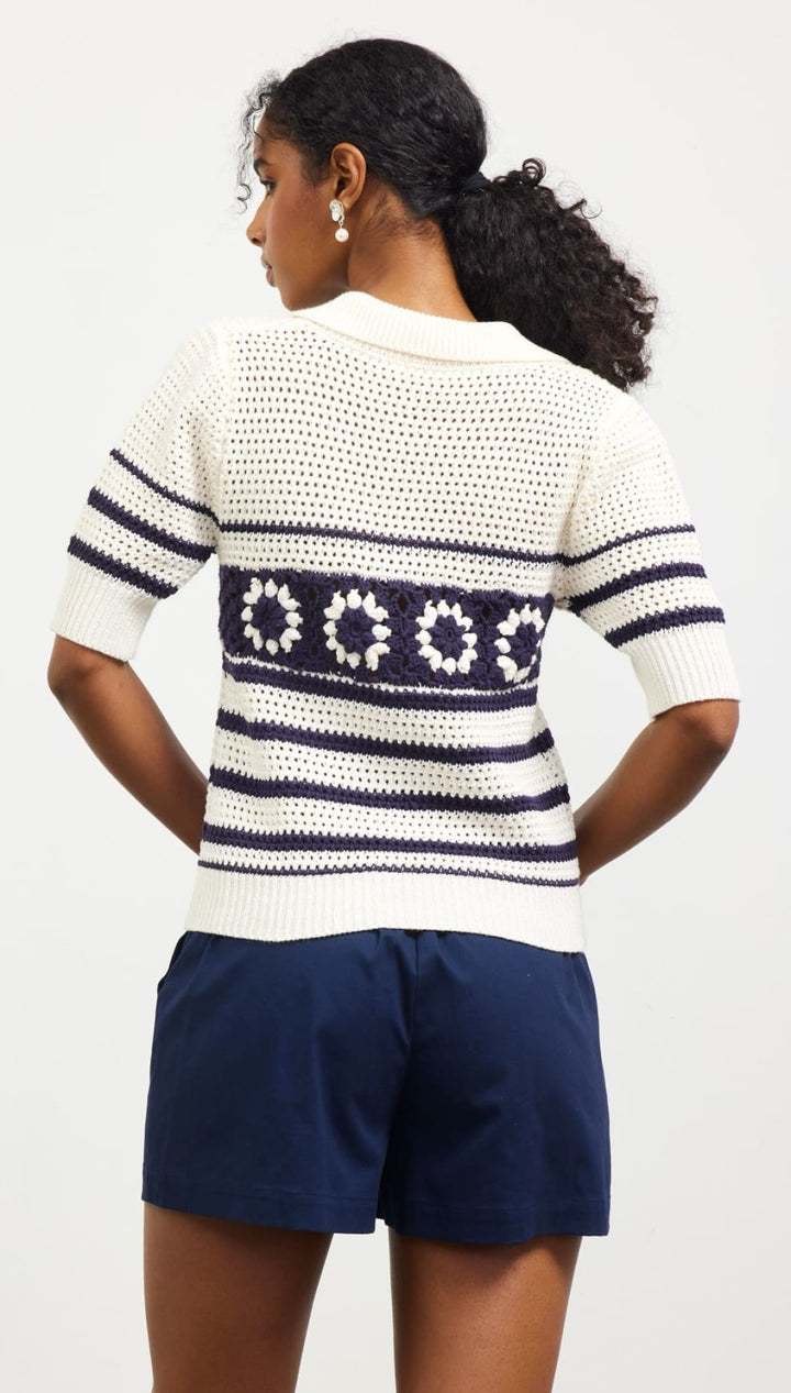 Ava Crochet Sweater Top - 140 Sweaters