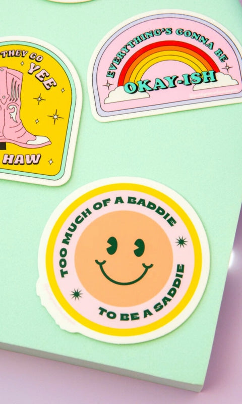 Baddie & Saddie Sticker - GIFT