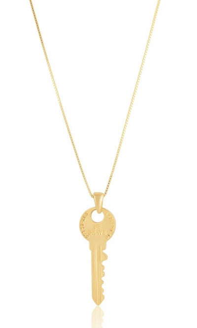 Be Brave Key Necklace - Jewelry