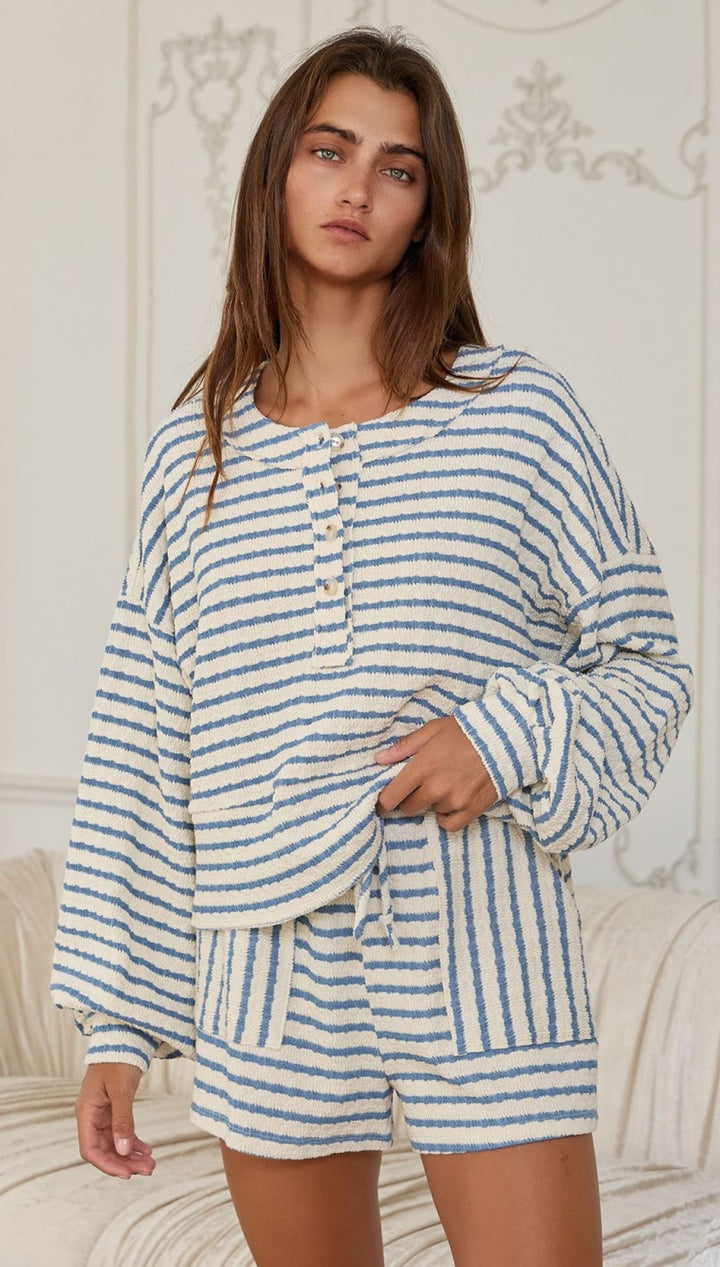 Becca Stripe Pullover - 240 Intimates/Lounge