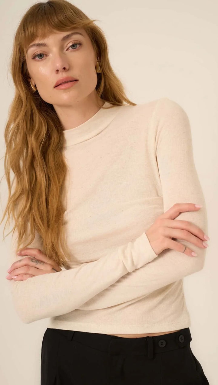 Belle Mockneck Top - 110 Long Sleeve