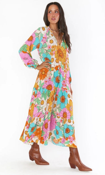 Birdie Maxi Dress - Flower Market - Dress