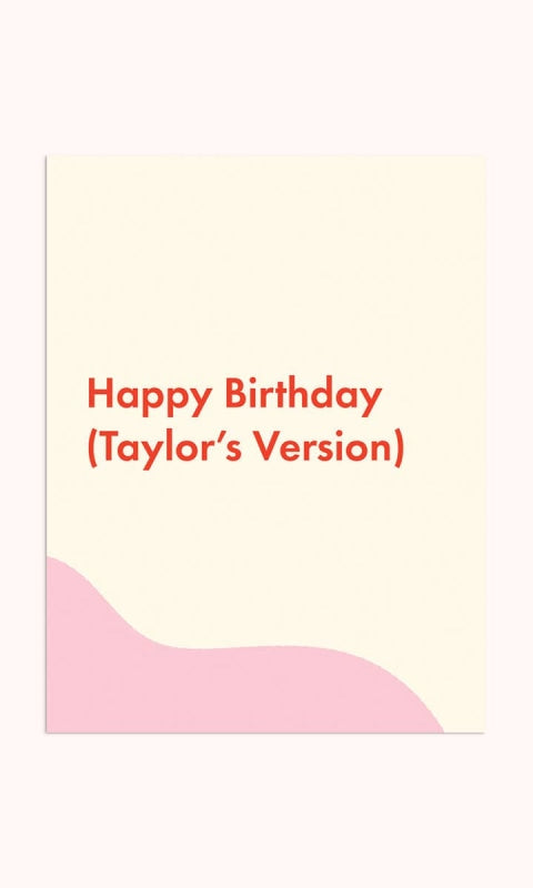 Birthday (Taylor’s Version) | Birthday Card - 310 Home/Gift