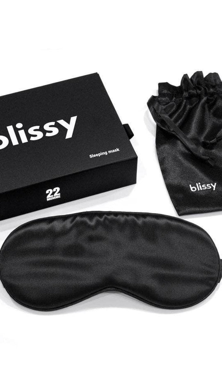 Blissy Silk Sleep Mask - Black - Black - 310 Home/Gift