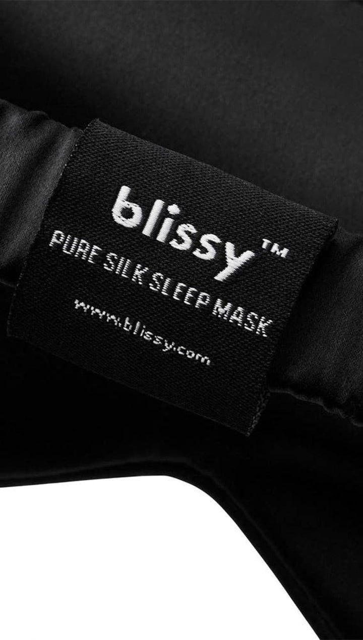 Blissy Silk Sleep Mask - Black - Black - 310 Home/Gift