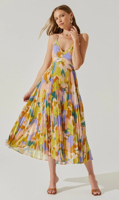 Blythe Floral Plisse Dress - 180 Dresses