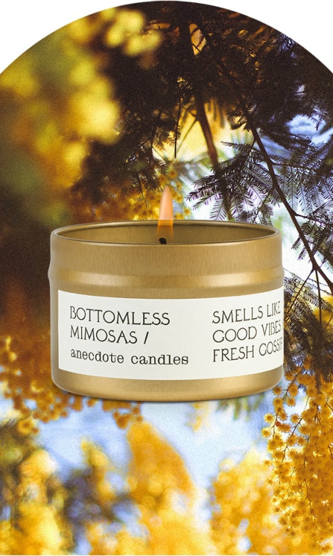 Bottomless Mimosas (Citrus & Bergamot) Candle - 3.4 oz travel tin - 310 Home/Gift